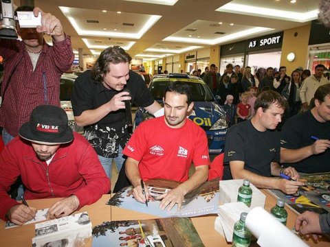 Autogramiáda v Olympii v Plzni